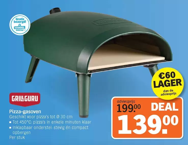 De - Pizza-gasoven