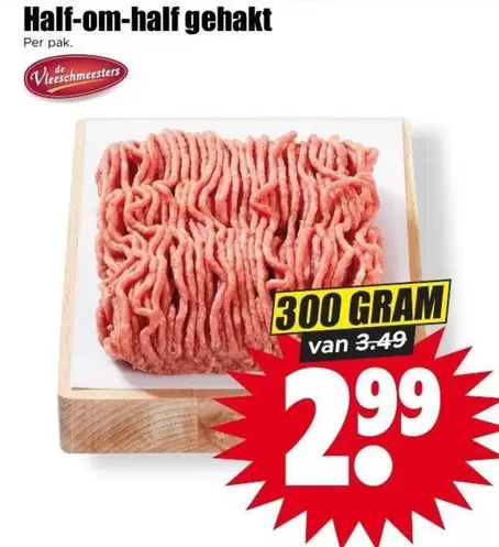 Half-om-half gehakt