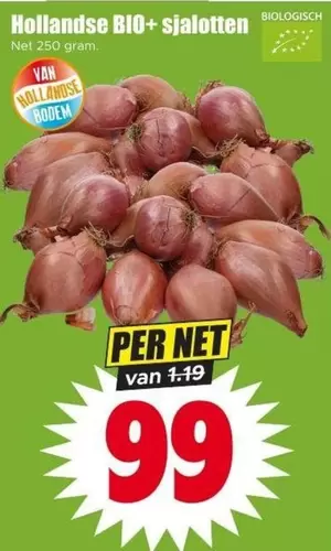 Bio - Hollandse BIO+ sjalotten