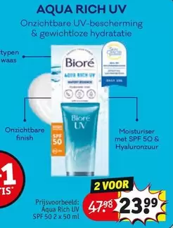 Finish - Aqua Rich UV SPF 50