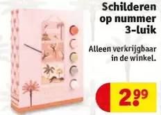 De - Schilderen op nummer 3-luik