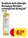 Anti-Allergie Neusspray Natriumcromoglicaat 40 mg/ml 10 ml