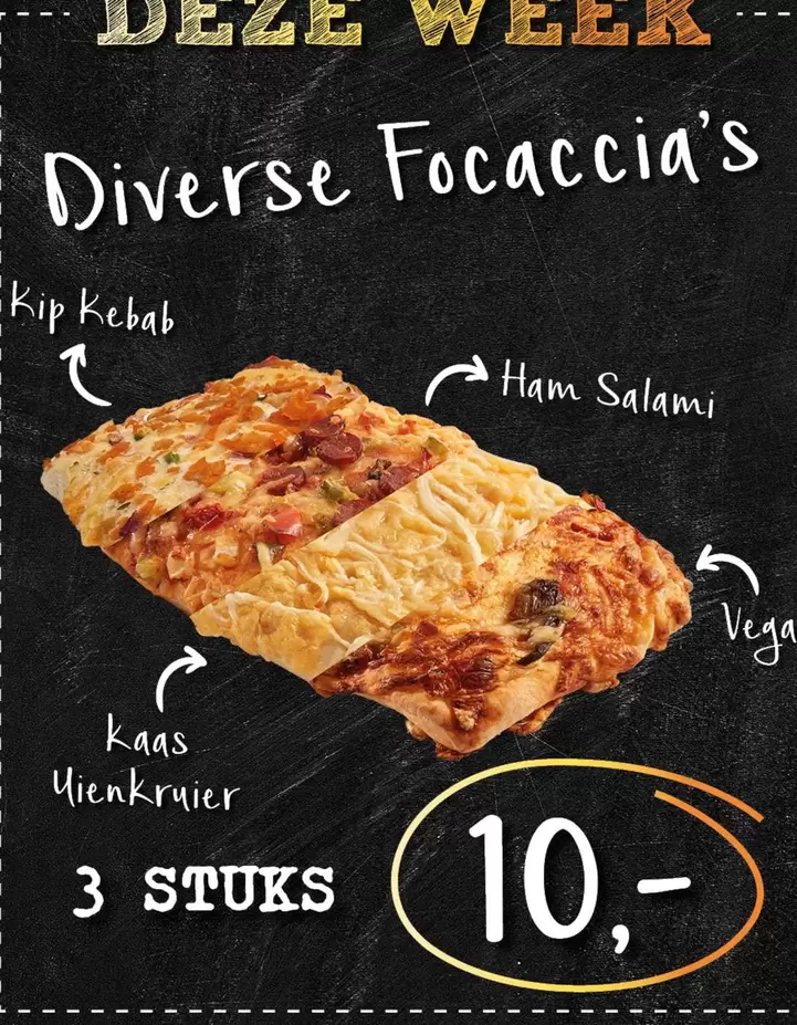 Diverse Focaccia's