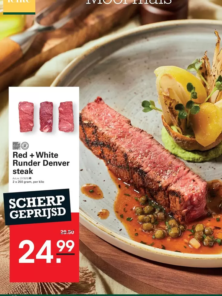 RED - Runder Denver steak