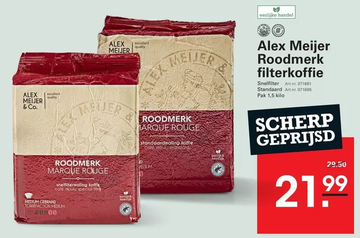 Medium - Roodmerk filterkoffie