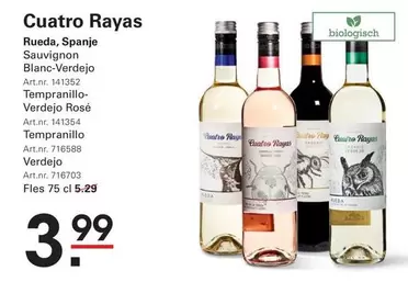 Rueda, Spanje Sauvignon Blanc-Verdejo Art.nr. 141352 Tempranillo-Verdejo Rosé Art.nr. 141354 Tempranillo Verdejo Art.nr. 716703
