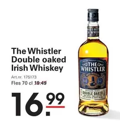 Double oaked Irish Whiskey