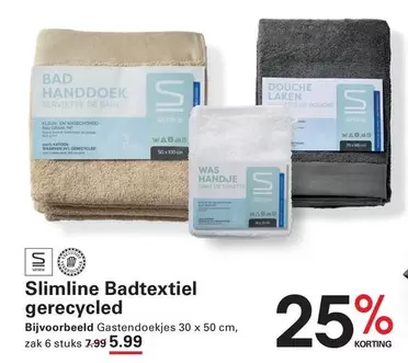 De - Slimline Badtextiel gerecycled