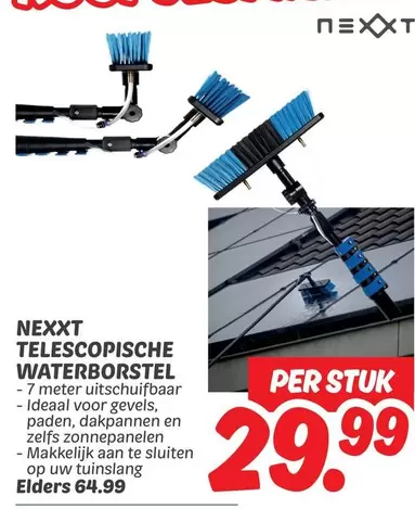 Op - TELESCOPISCHE WATERBORSTEL
