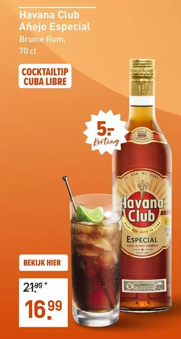 Havana Club - Añejo Especial Bruine Rum