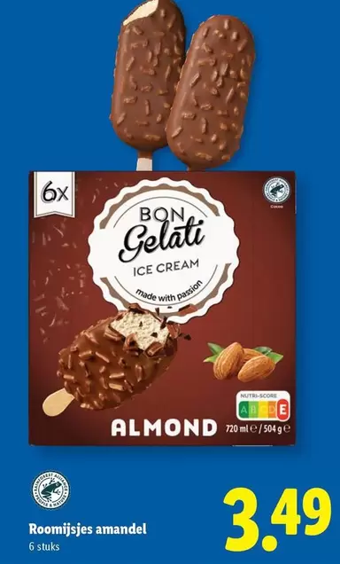 GE - Almond Ice Cream