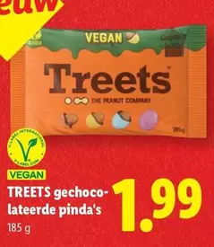 TRETS gechocolateerde pinda's