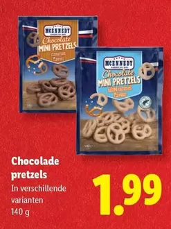 Chocolate mini pretzels