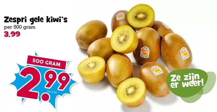 gele kiwi's