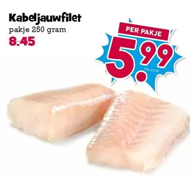 Kabeljauwfilet