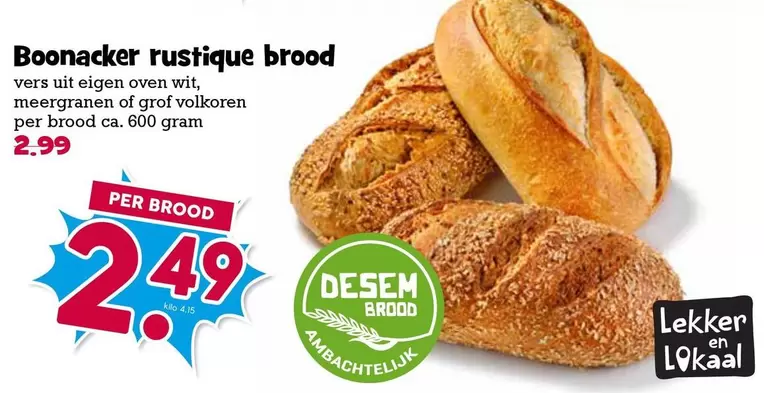 Boonacker rustique brood