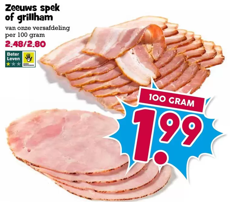 Zeeuws spek of grillham