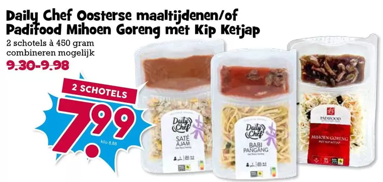 Chef - Daily  Oosterse maaltijden/of Padifood Mihoen Goreng met Kip Ketjap
