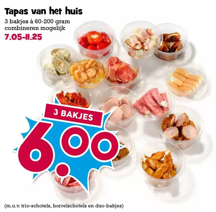 Tapas van het huis