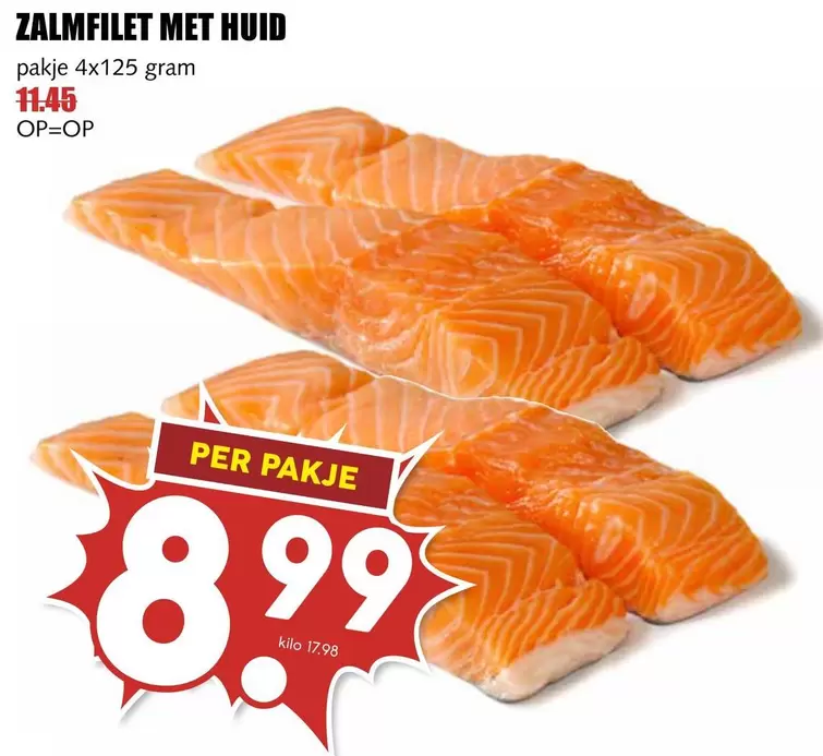 ZALMFILET MET HUID