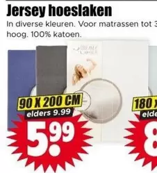 Jersey hoeslaken