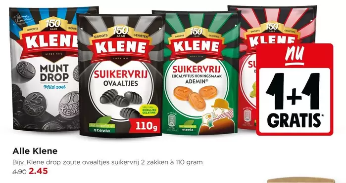 Klene drop zoute ovaaltjes