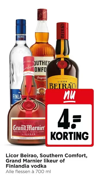 Paris - Licor Beirao, Southern Comfort, Grand Marnier liqueur, Finlandia vodka