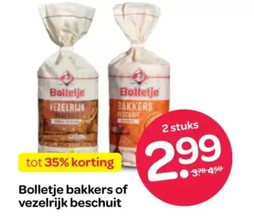 Bolletje bakkers of vezelrijk beschuit