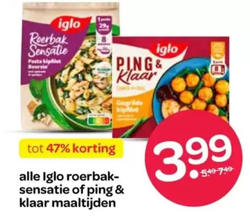 Roerbak Sensatie of Ping & Klaar Maaltijden