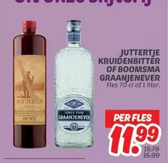 De - JUTTERTJE KRUIDENBITTER OF BOOMSMA GRAANJENEVER