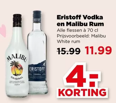 Malibu - Vodka en  Rum