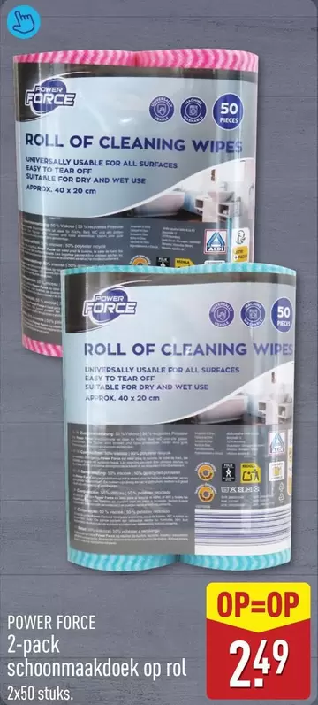 Op - Roll of Cleaning Wipes