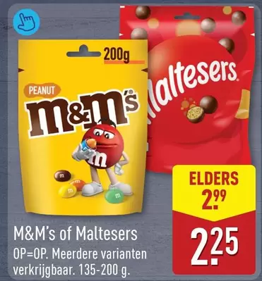 M&M's -  or Maltesers