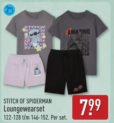 Spiderman - STITCH OF SPIDERMAN Loungewearset