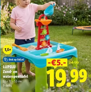 Op - Zand- en waterspeeltafel