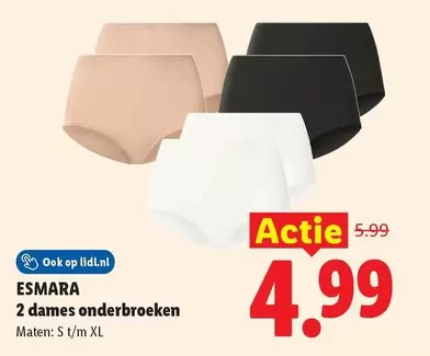 Op - 2 dames onderbroeken