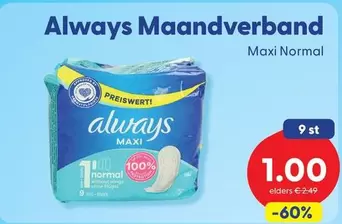 Always - Maandverband Maxi Normal