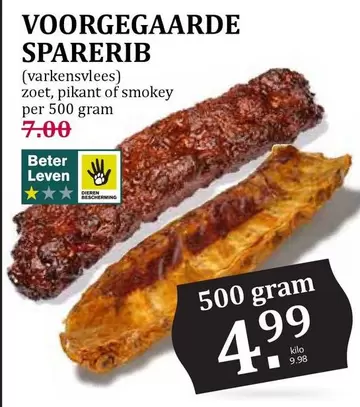 VOORGEGAARDE SPARERIBS