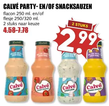 PARTY- EN/OF SNACKSAUZEN