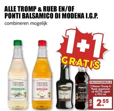 Tromp & Rueb Ponti Balsamico di Modena I.G.P.