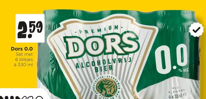 Dors 0.0 Alcoholvrij Bier