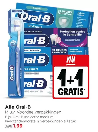 Oral-B - Indicator medium handtandenborstel