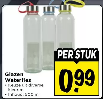 Glazen Waterfles