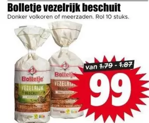Bolletje vezelrijk beschuit