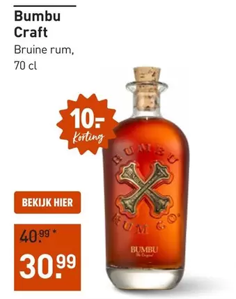 Bumbu Craft Bruine rum