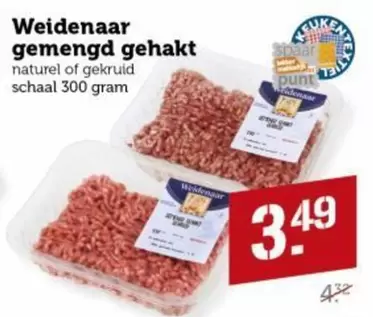 Weidenaar gemengd gehakt