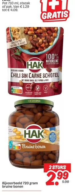 Chili sin carne schotel / Bruine bonen