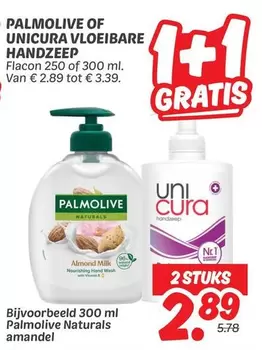 Palmolive - PALMOLIVE OF UNICURA VLOBBARE HANDZEEP