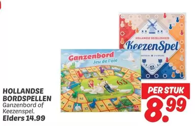 De - Hollandse Bordspellen: Ganzenbord of Keezenspel