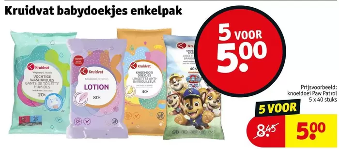 De - Kruidvat baby doekjes